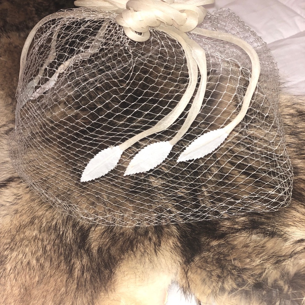 Vintage 1960s and 70s church hair cover hat